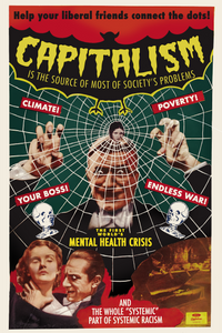 Capitalism Dracula Poster